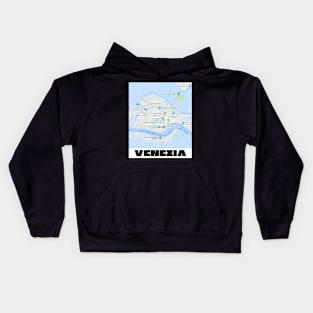 Venezia map (2) Kids Hoodie